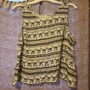 H&M Coachella Elephant Top